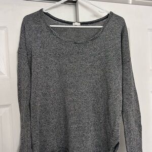 Garage Striped Gray Women's Top